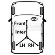 First Line Handbrake Cable Left Rear FKB2308