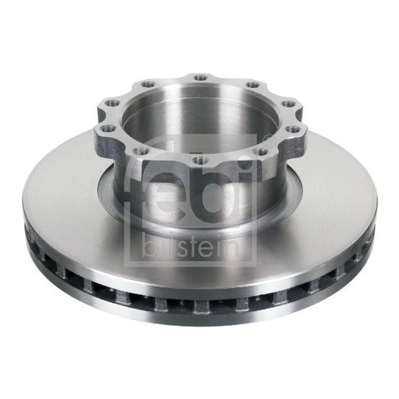 Febi 2 x Internally Vented Front Brake Discs 09099
