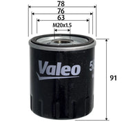 Valeo Engine Oil Filter 586156