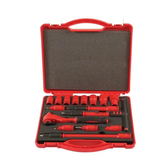 Laser Tools Insulated Socket Set 3/8"D 16pc - PL