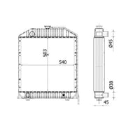 Mahle Engine Radiator CR 2281 000S