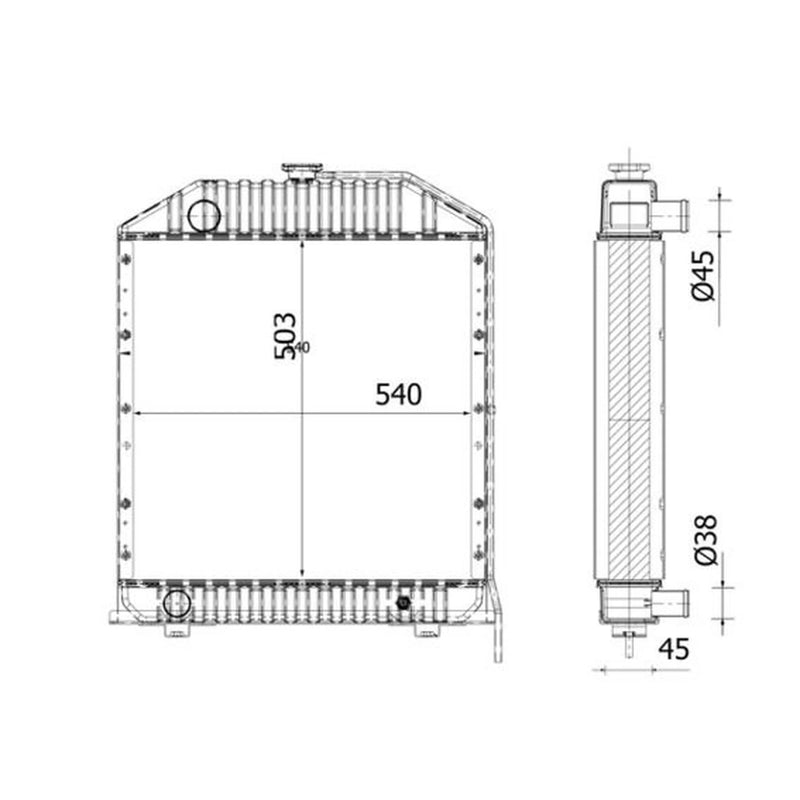 Mahle Engine Radiator CR 2281 000S
