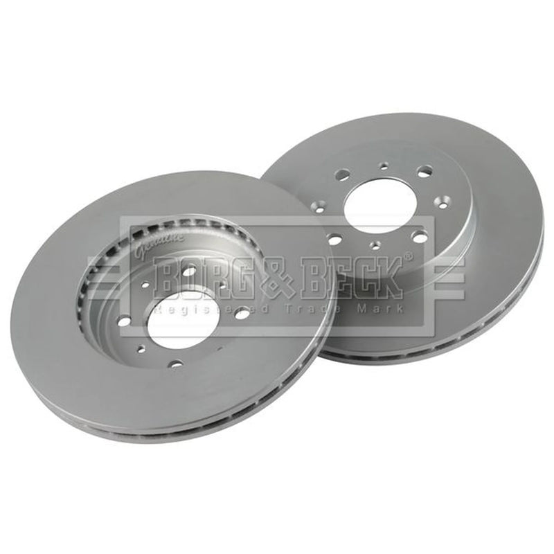 Borg & Beck 2 x Vented Front Brake Discs BBD5668