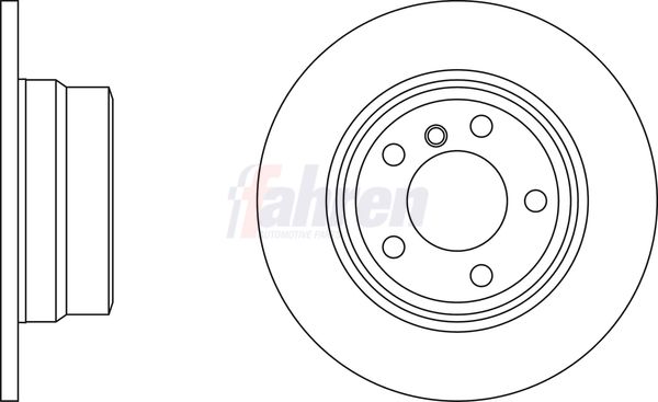 Fahren Brake Disc Set Solid