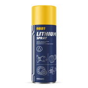 MANNOL High Performance Clear Grease Lubricant Spray Aerosol Lithium 400ml - MAN