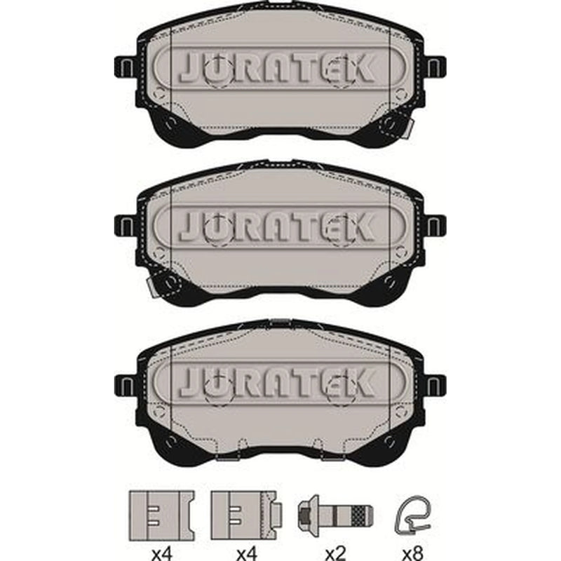 Juratek Front Brake Pad Set JCP4035