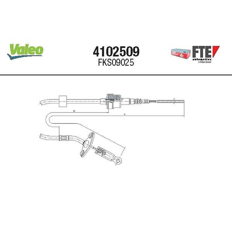 Valeo Clutch Control Cable Pull 4102509
