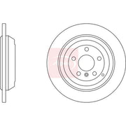 Apec 2 x Solid Rear Brake Discs DSK2386