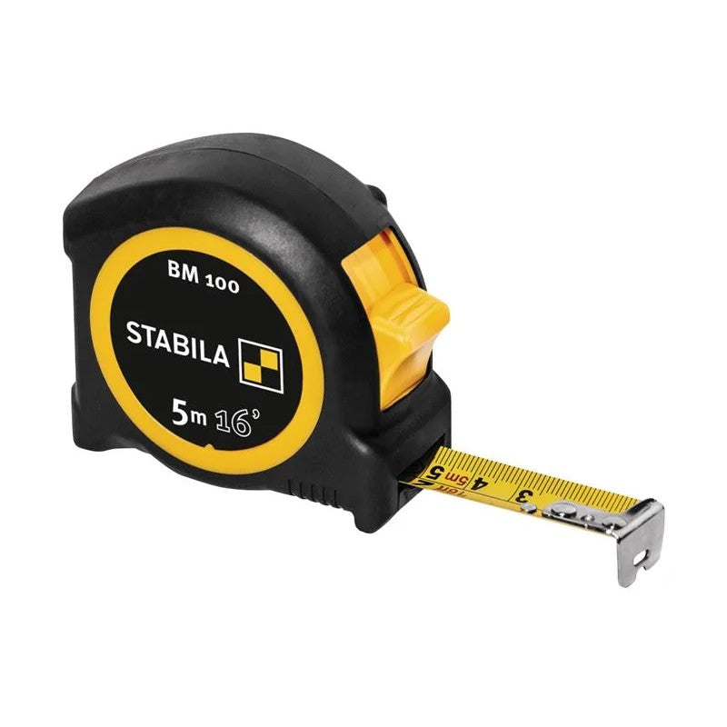 Stabila BM 100 Compact Pocket Tape 5m/16ft (Width 19mm) - 19567