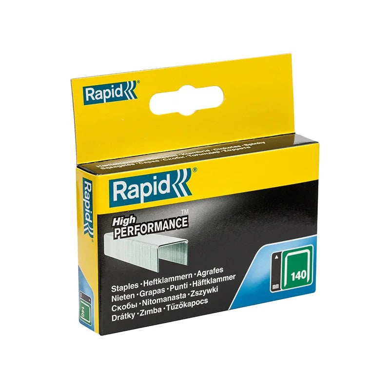 Rapid 140/10 10mm Galvanised Staples (Box 2000) - 11910731