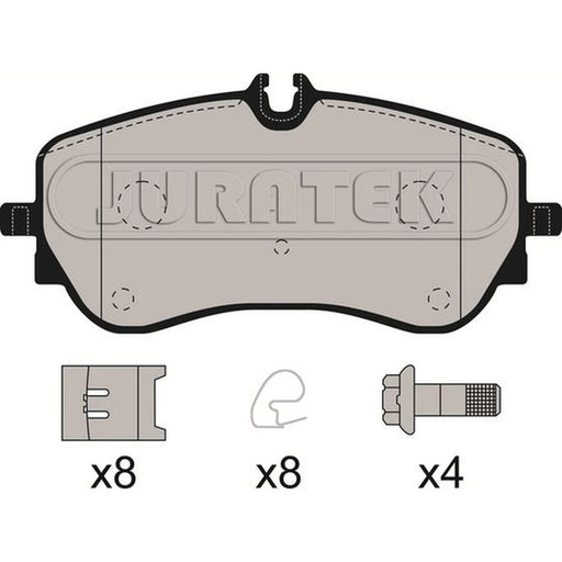 Juratek Rear Brake Pad Set JCP8206