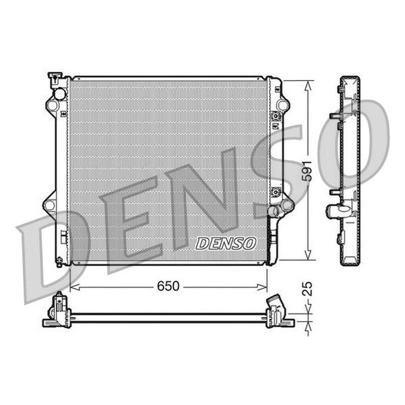 Denso Engine Radiator DRM50046