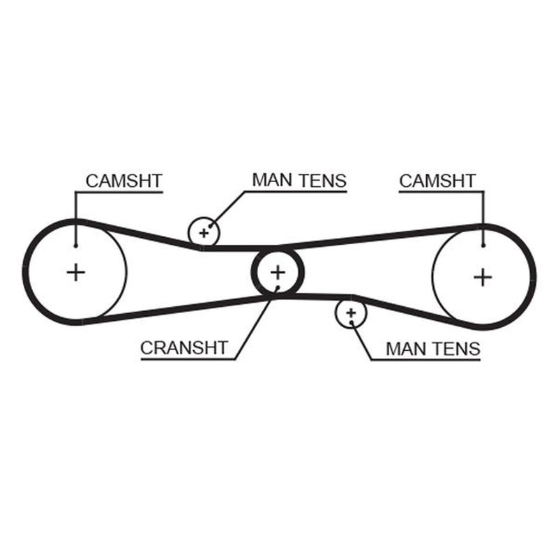 Gates Timing Belt Cambelt 88 Teeth T275