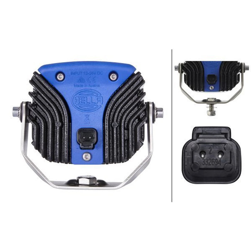 Hella Lamp ZR 0GR Hd Md12-24 Dt PB1 2ZR Rear 2ZR 996 188-061 503173005 2ZR 996
