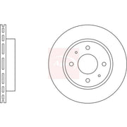 Apec 2 x Vented Front Brake Discs DSK143