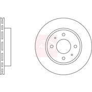 Apec 2 x Vented Front Brake Discs DSK143
