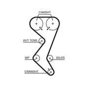 Gates Timing Belt Kit with Rollers K015528XS