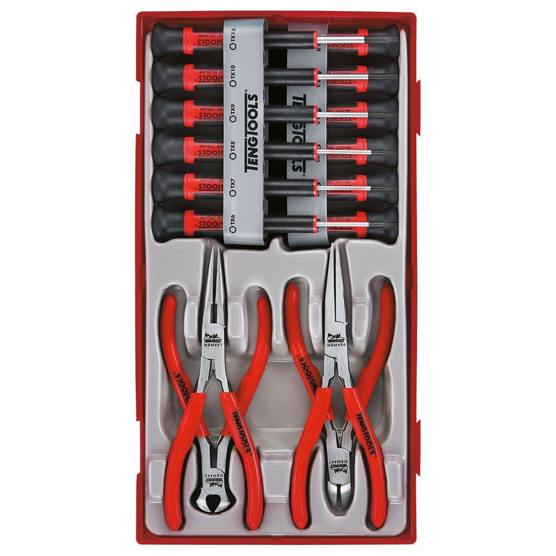 Teng Tools Mini Pliers & Screwdriver Set TT1 16 Pieces