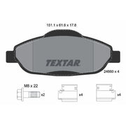Textar Front Brake Pad Set 2466001
