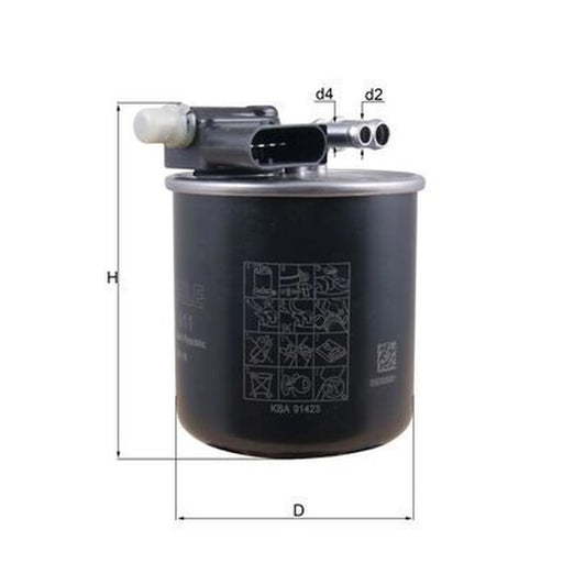 Mahle Fuel Filter Element KL 911