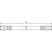 Apec Brake Hydraulic Hose Line Front HOS3096