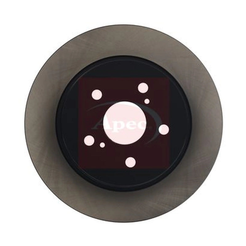 Apec 2 x Solid Rear Brake Discs DSK3849