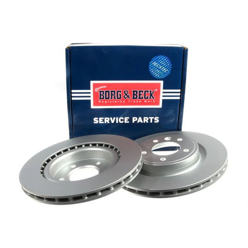Borg & Beck 2 x Vented Rear Brake Discs BBD5626