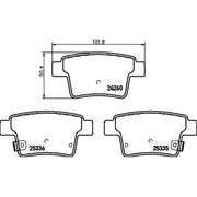 Mintex Rear Brake Pad Set MDB3118