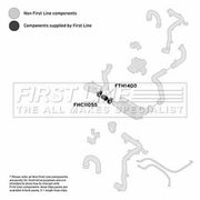 First Line Intercooler Turbo Charge Air Hose FTH1400