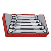Teng Tools Double Flex Wrench Set TT1 6 Pieces CrV