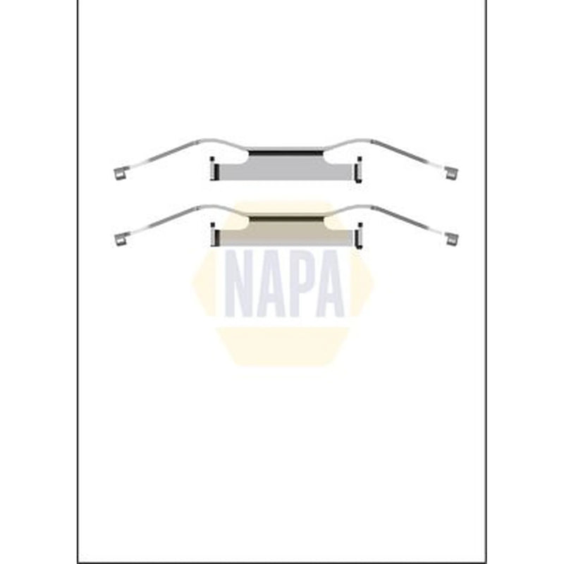 NAPA Brake Pad Accessory Fitting Kit Front NFK1087