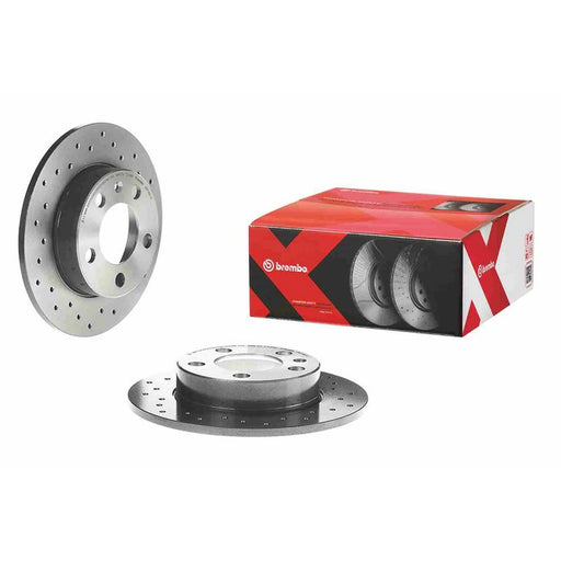 Brembo Xtra 2 x Rear Brake Discs 08.7165.1X