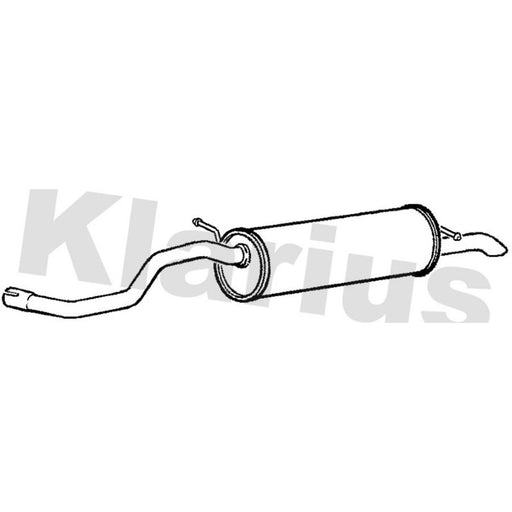 Klarius Box With Tail Pipe Rear SE191P