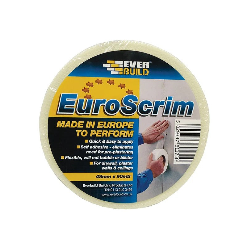 Everbuild Sika Euro Scrim Joint Tape 48mm x 90m