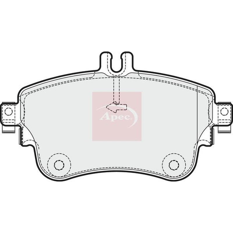 Apec Front Brake Pad Set PAD1882