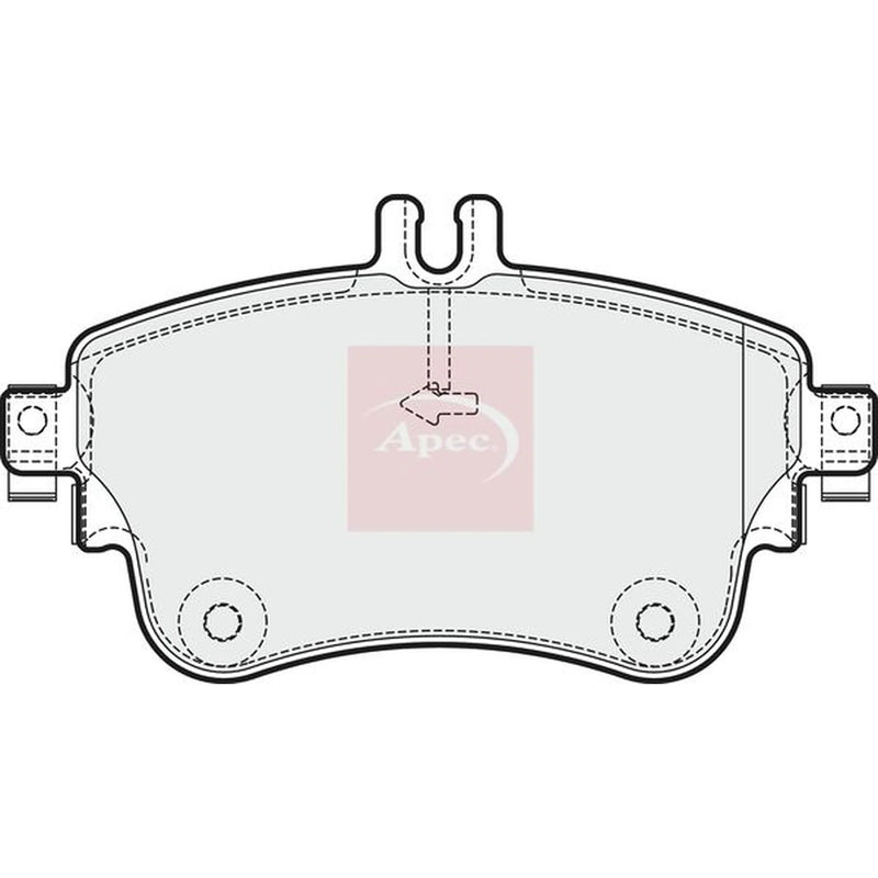 Apec Front Brake Pad Set PAD1882