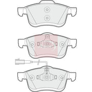 Apec Front Brake Pad Set PAD1793