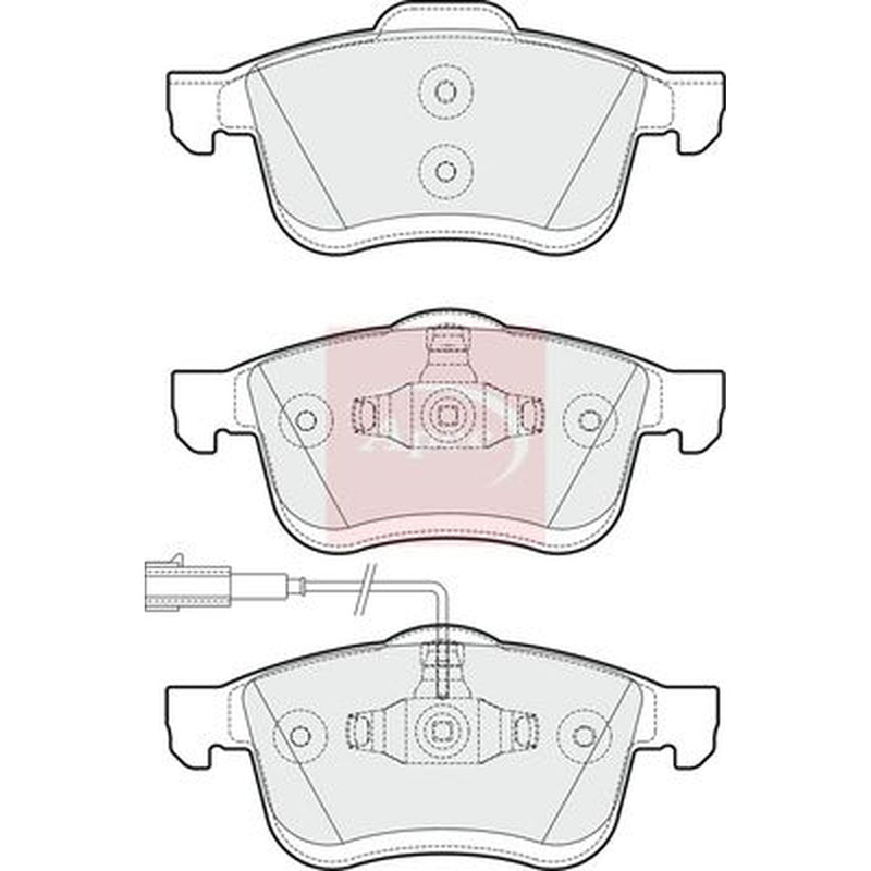 Apec Front Brake Pad Set PAD1793