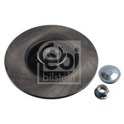 Febi 2 x Solid Rear Brake Discs 28154