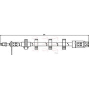 Apec Brake Hydraulic Hose Line Front Left HOS3275