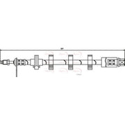 Apec Brake Hydraulic Hose Line Front Left HOS3275