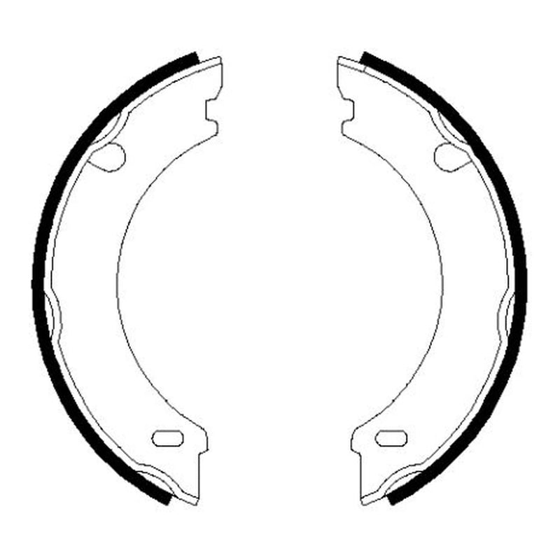 Textar Parking Brake Shoe Set 91048301