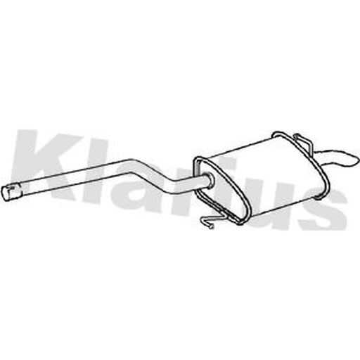 Klarius Box With Tail Pipe Rear AU339L