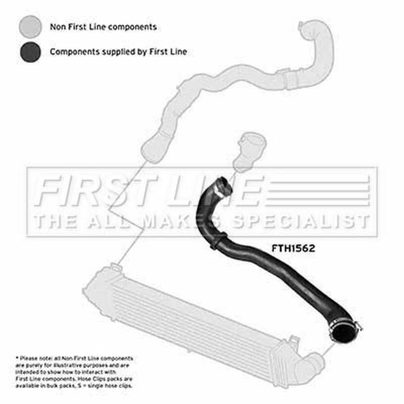 First Line Intercooler Turbo Charge Air Hose FTH1562