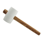 Faithfull FSC White Rubber Mallet 24oz - FAIRMWF24FSC