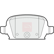 Apec Rear Brake Pad Set PAD1705