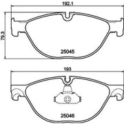 DON Front Brake Pad Set PCP1977