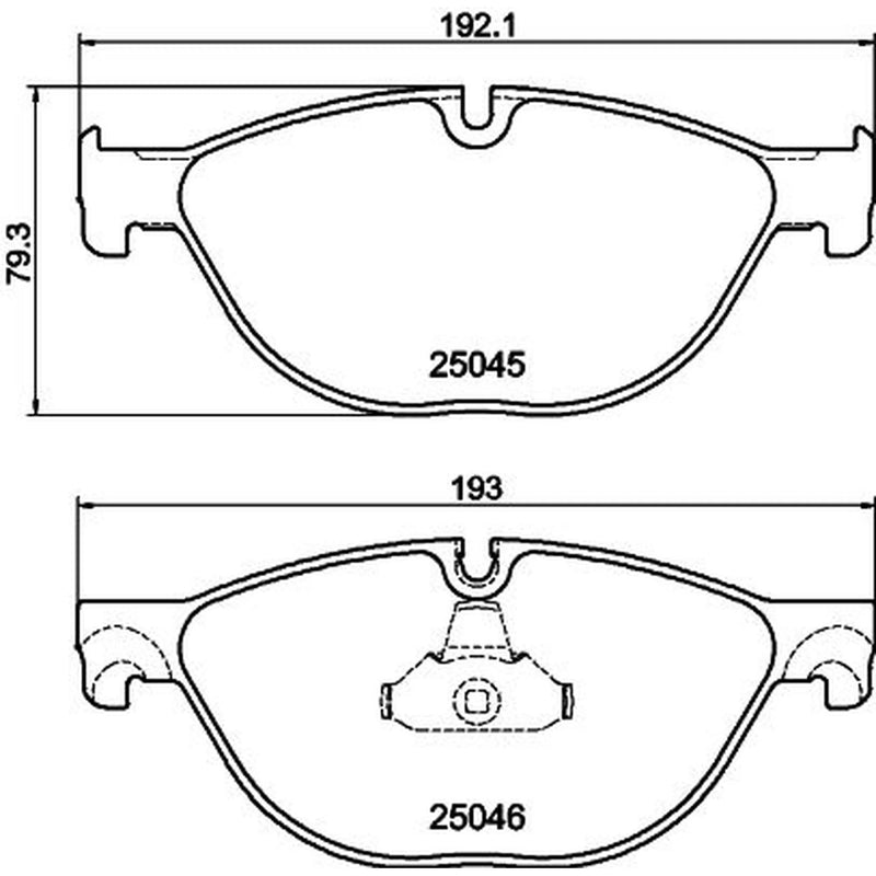 Mintex Front Brake Pad Set MDB3090