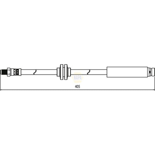 NAPA Brake Hydraulic Hose Line Rear NBH1024