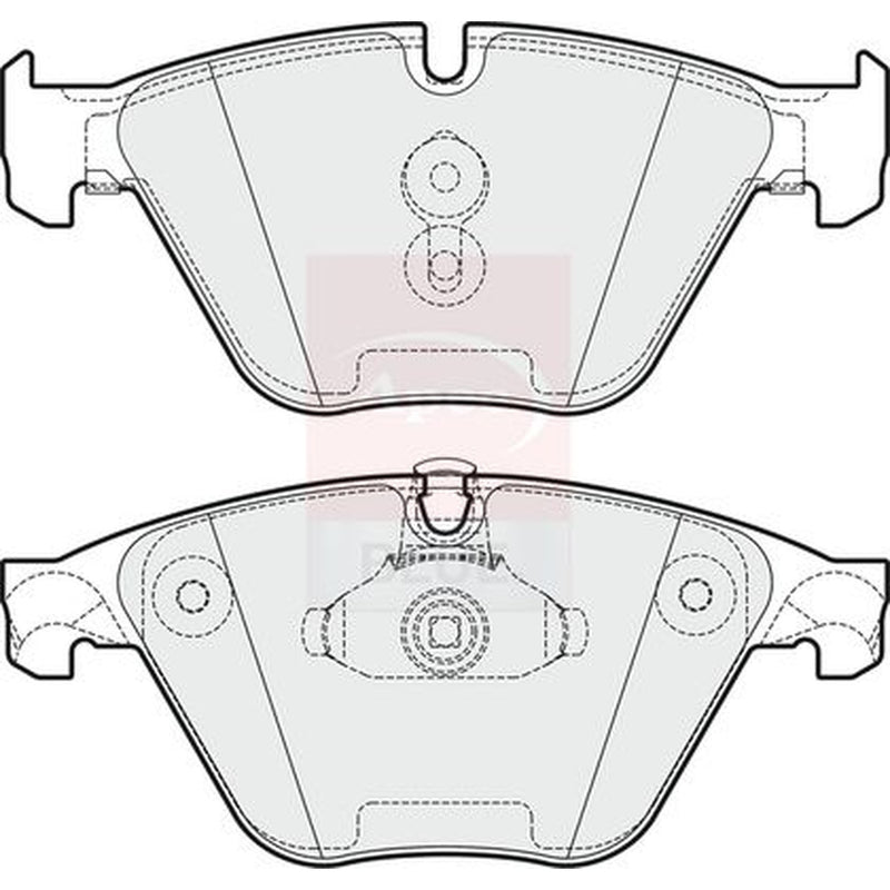 Apec Front Brake Pad Set PD3814